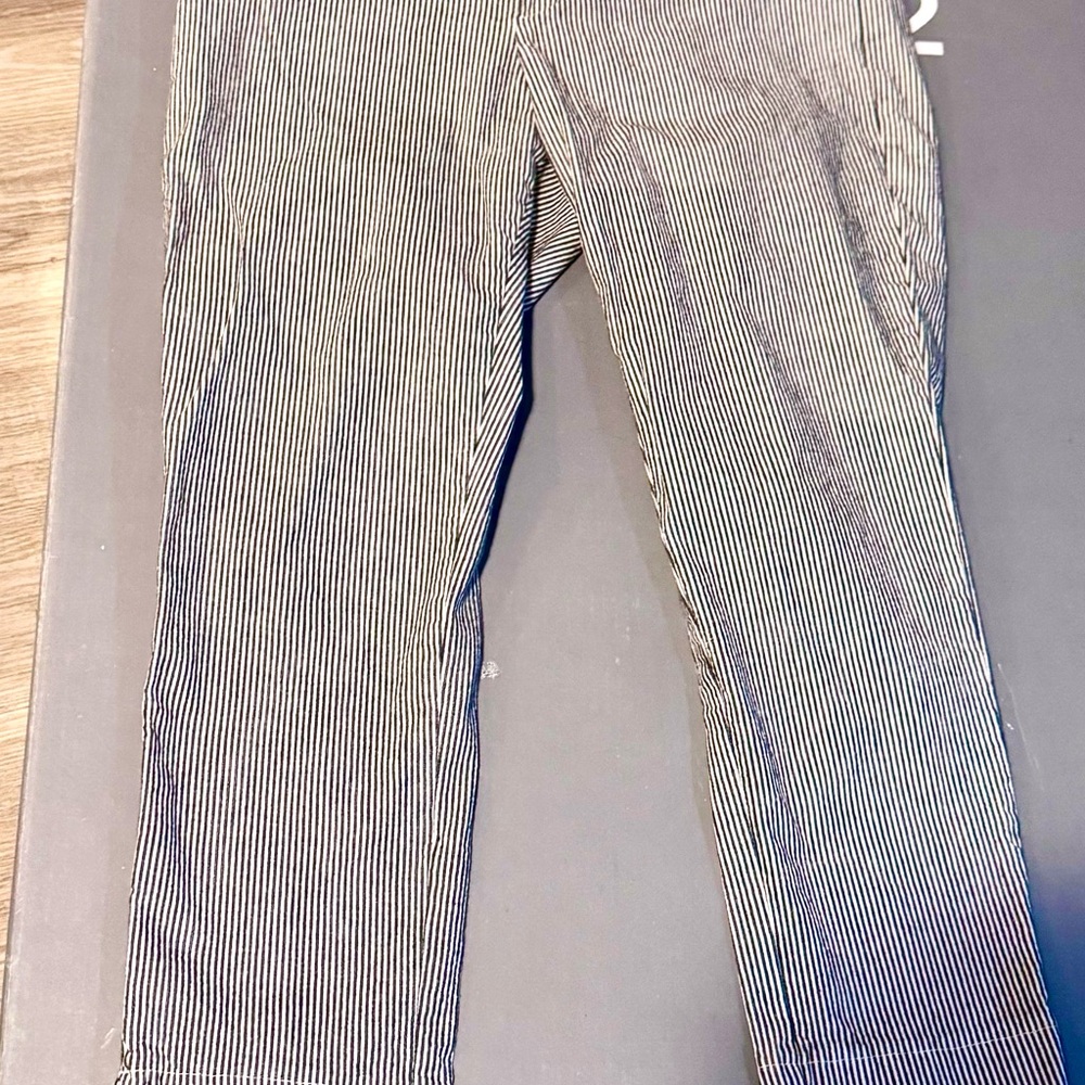 Striped Black and White Pants